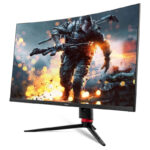 مانیتور خمیده گیمینگ 34 اینچ جی پلاس مدل GGM-K349QN