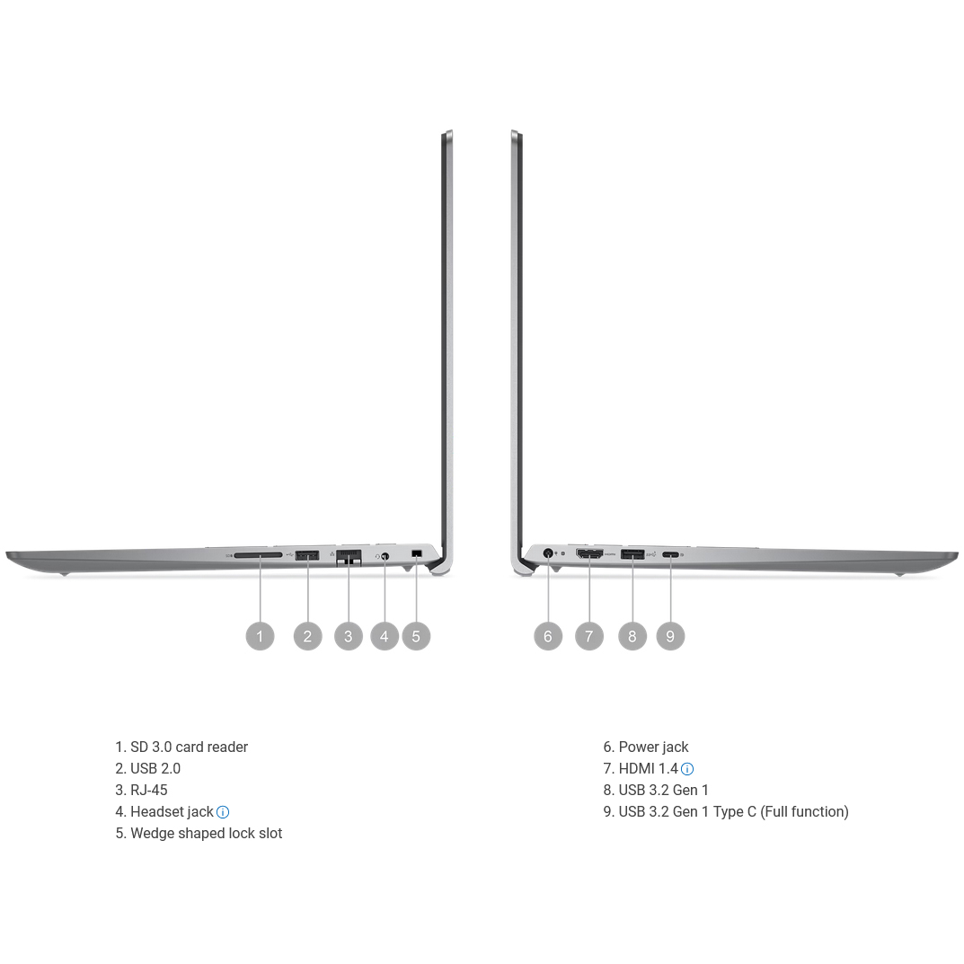 لپ تاپ 15.6 اینچی دل مدل Vostro 3530-i7 1355U-8GB DDR4 2667MHz-512GB SSD-IPS 120Hz