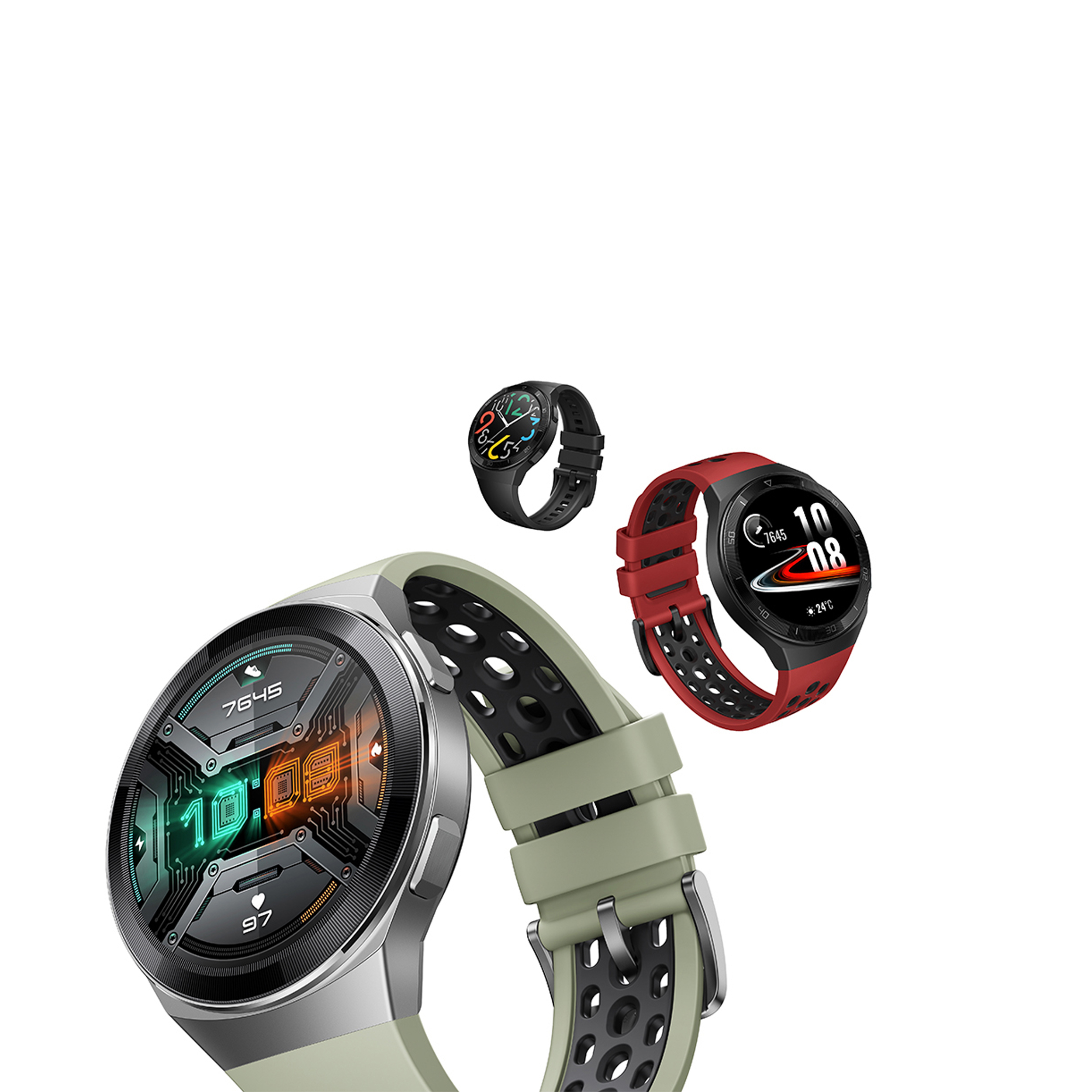 ساعت هوشمند هوآوی مدل GT 2e - HCT-B19 بند سیلیکونی