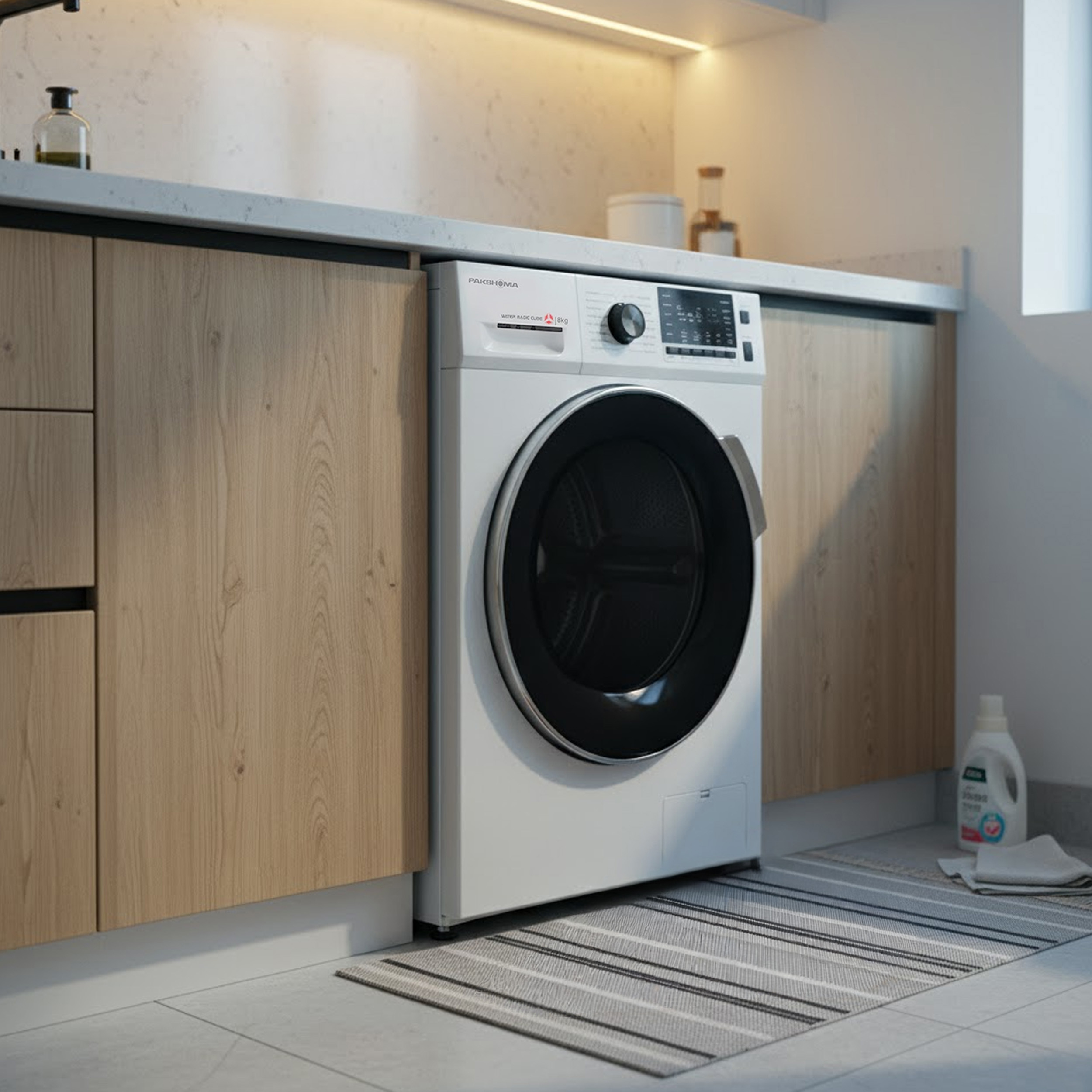 ماشین لباسشویی 8 کیلوگرم  اتوماتیک پاکشوما مدل BWF 40811 iST
