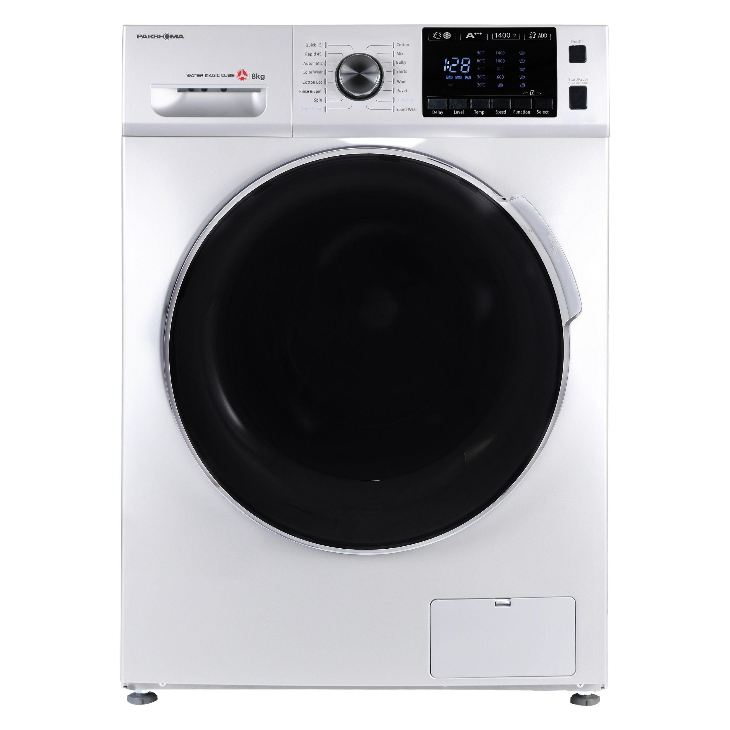 ماشین لباسشویی پاکشوما مدل TFU-84406 ظرفیت 8 کیلوگرم