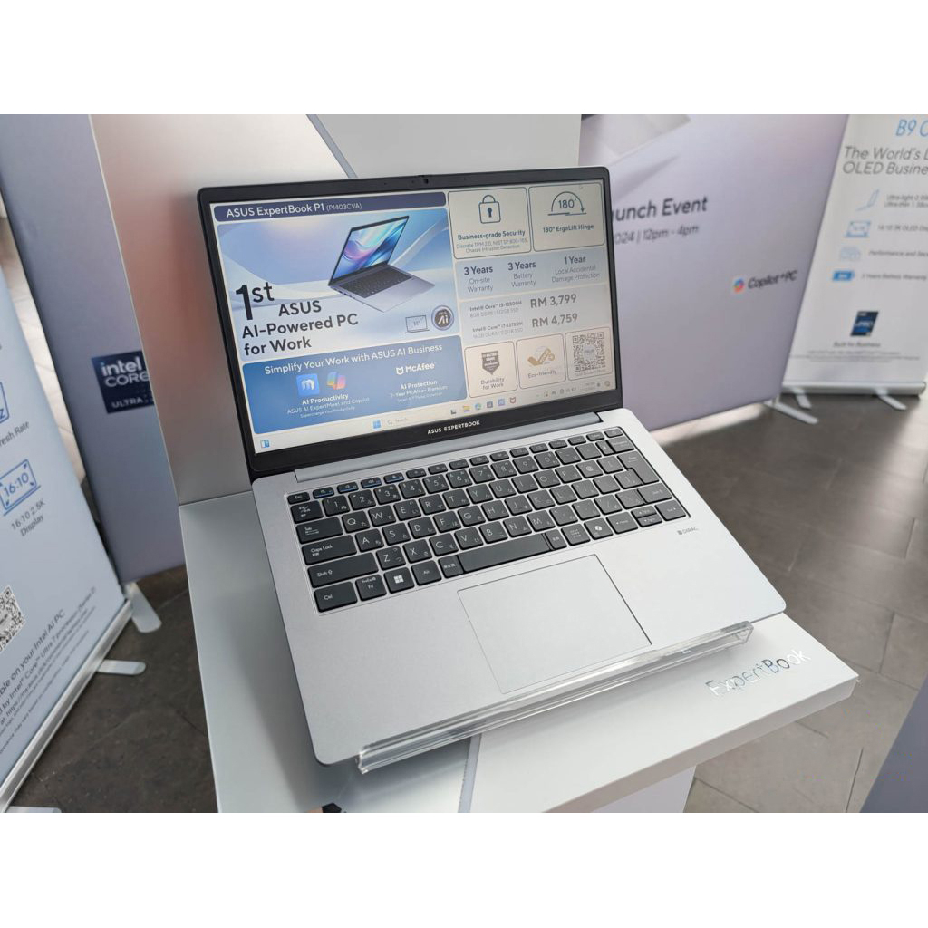 لپ تاپ 15.6 اینچی ایسوس مدل ExpertBook P1 P1503CVA-I58512D-i5 13420H-8GB DDR5-512GB SSD-TN