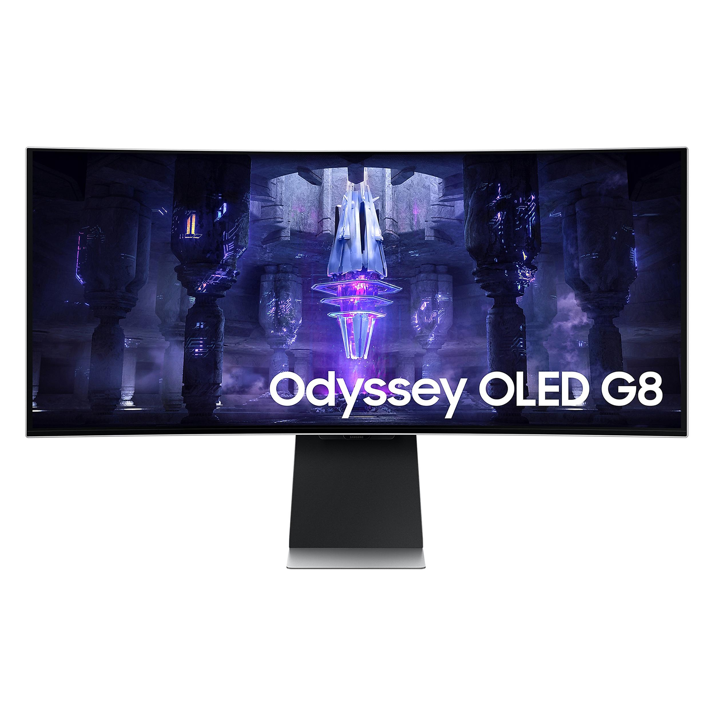 مانیتور خمیده هوشمند گیمینگ 34 اینچ سامسونگ مدل Odyssey OLED G8 LS34BG850SUXEN مانیتور خمیده هوشمند گیمینگ 34 اینچ سامسونگ مدل Odyssey OLED G8 LS34BG850SUXEN