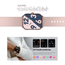 ساعت هوشمند 46 میلی متری گلوریمی مدل GC Plus با بند سلیکیونی و مغناطیسی