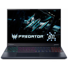لپ تاپ 16 اینچی ایسر مدل Predator Helios Neo 16 AI PHN16-73-97BP-Core Ultra 9 275HX-16GB DDR5 6400MHz-512GB SSD-RTX5060 8GB-QHD 180Hz