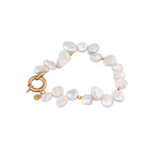 دستبند طلا 18 عیار زنانه گالری شیدا مجد مدل قفل مدبر البرنارد و باروک