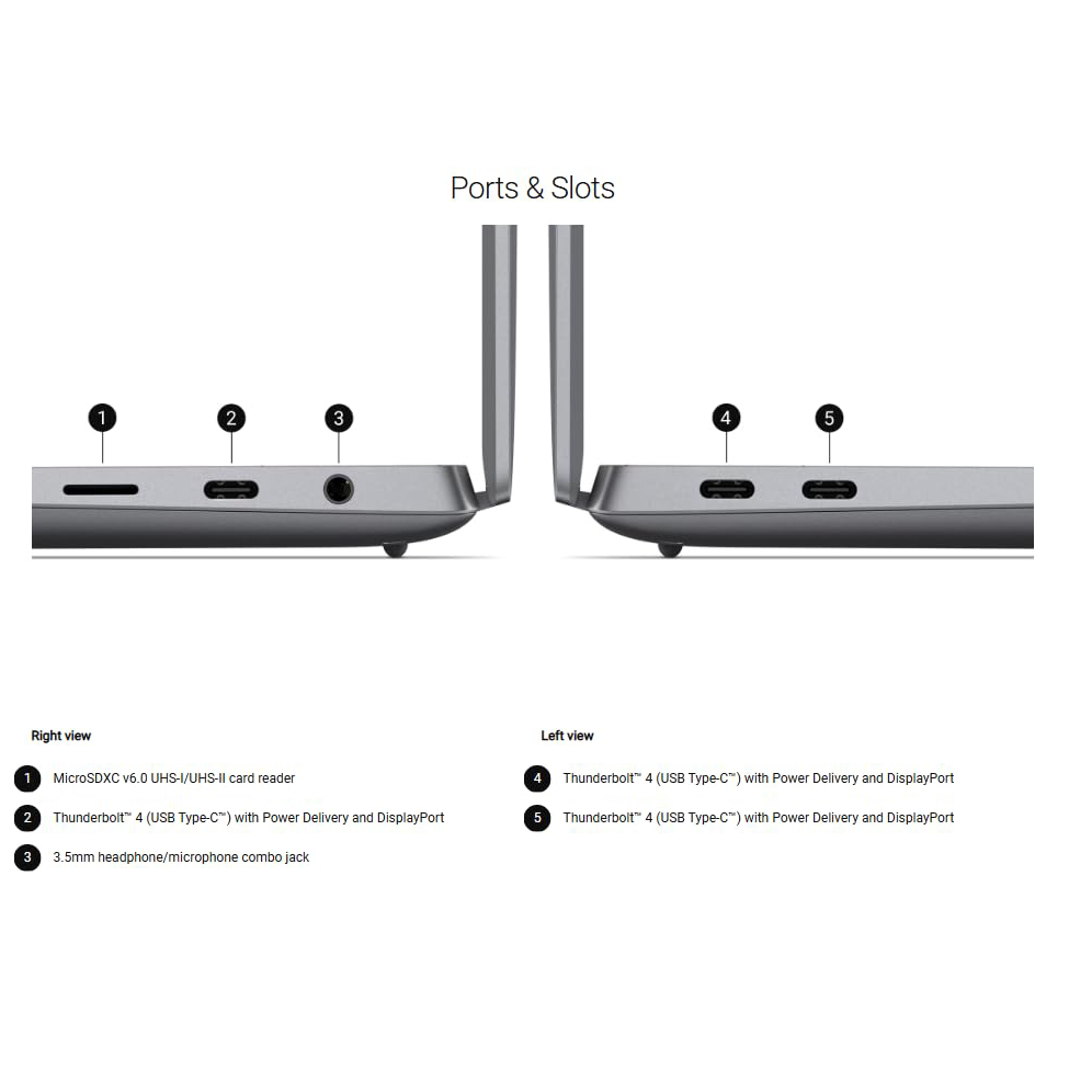لپ تاپ 14.5 اینچی دل مدل XPS 14 9440-Core Ultra 7 155H-32GB LPDDR5X 7467MHz-1TB SSD-RTX4050 6GB-OLED 120Hz-Backlit-Fingerprint-W