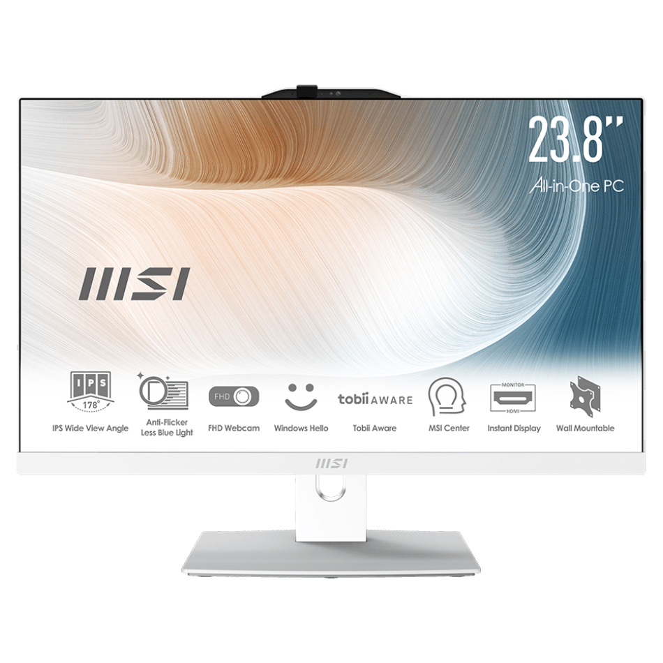 کامپیوتر همه کاره 23.8 اینچ ام اس آی مدل AM242P 12M-i3 8GB 500GB Iris Xe