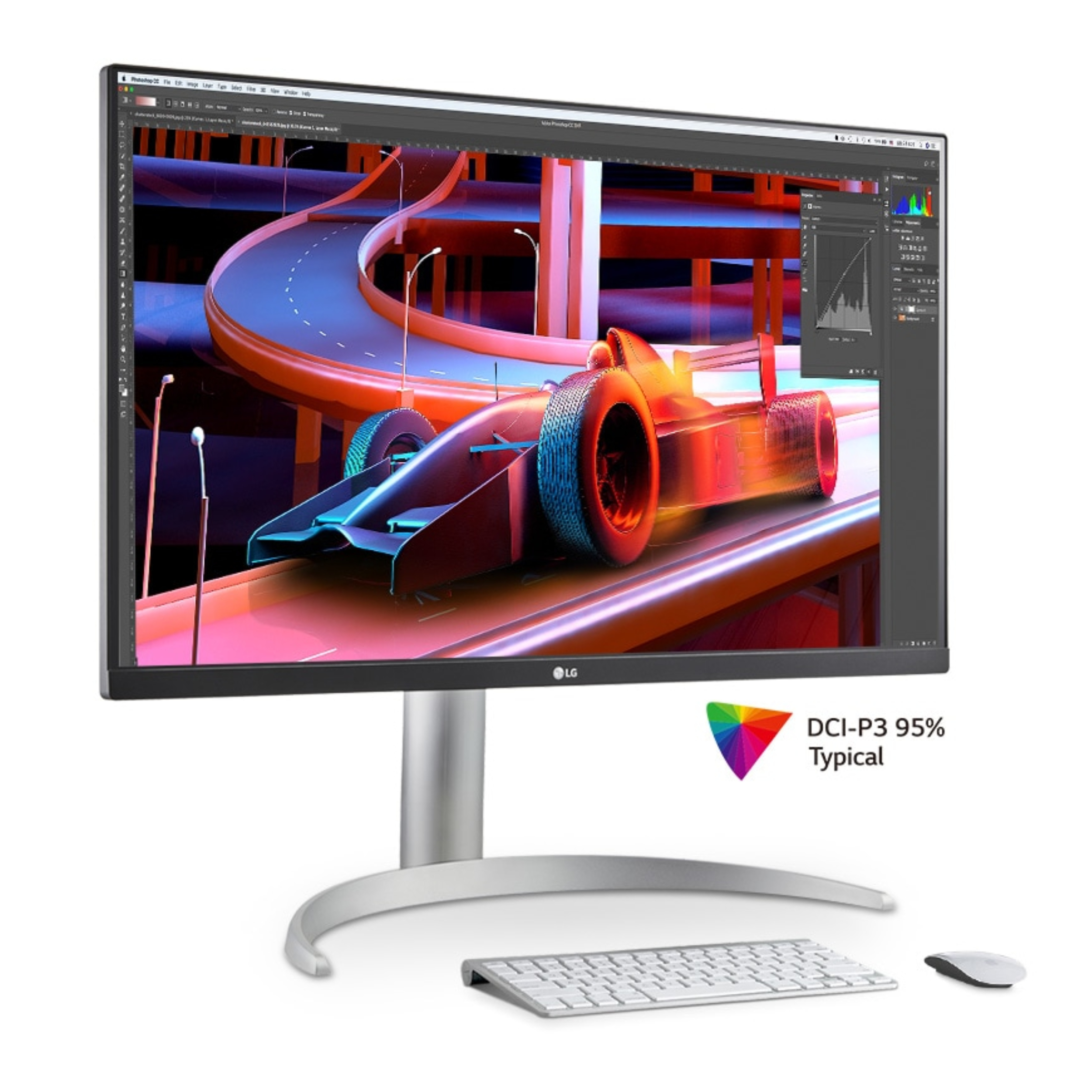 مانیتور ال جی مدل 27UP850-NW سایز 27 اینچ