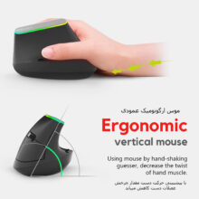 ماوس بی سیم مخصوص بازی دیلاکس مدل M618C