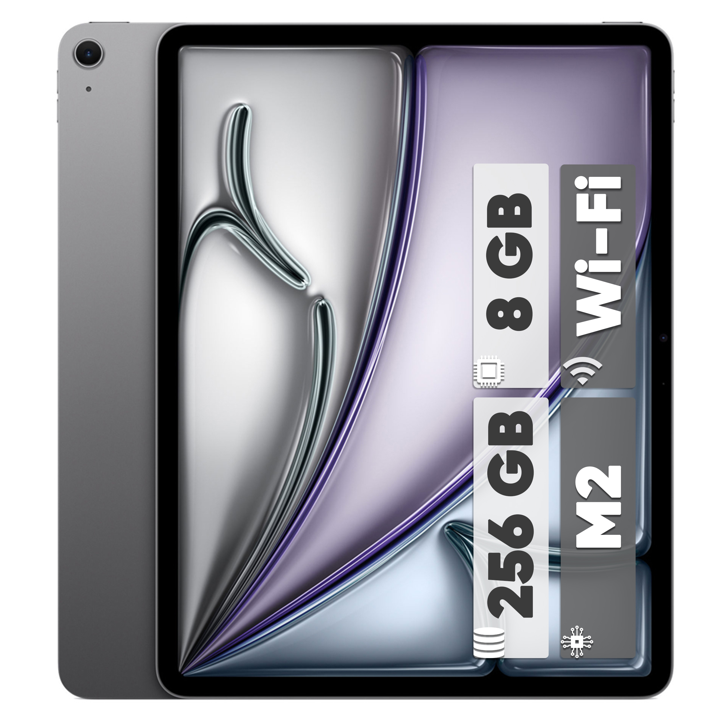 تبلت 13 اینچی اپل مدل iPad Air 2024 M2 Wi-Fi ظرفیت 256 گیگابایت و رم 8 گیگابایت