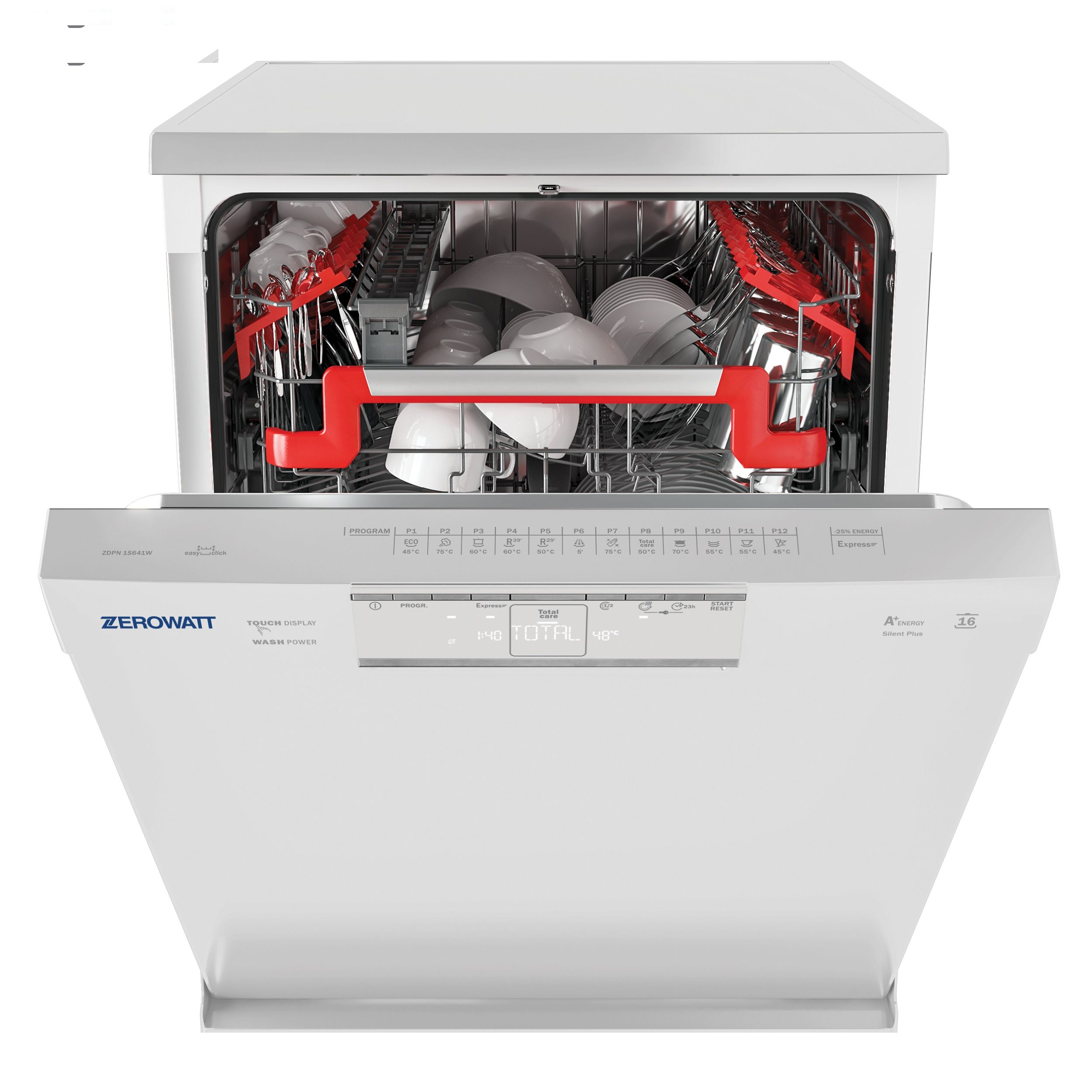 ماشین ظرفشویی 16 نفره زیرووات مدل ZDPN 1S641