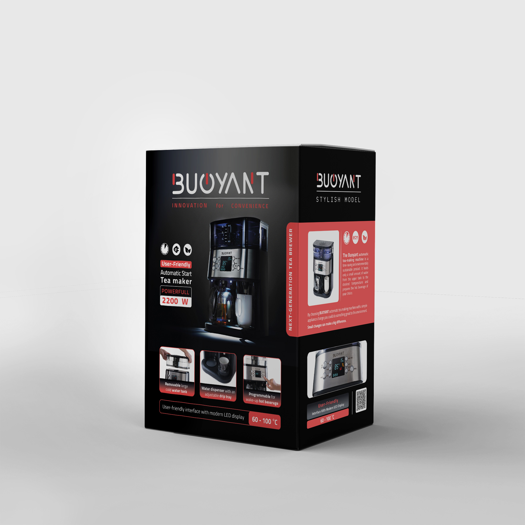 چای ساز روی هم بویانت مدل Stylish