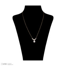 گردنبند طلا 18 عیار زنانه گالری شیدا مجد مدل  ارمغان زیرکن