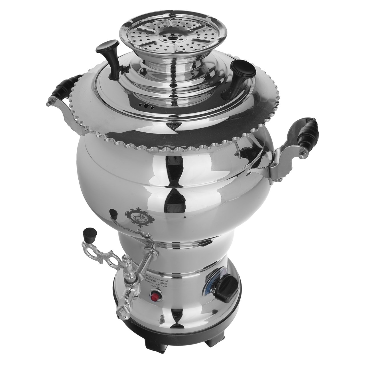 سماور برقی عالی نسب مدل Silver ظرفیت 7 لیتر سماور برقی عالی نسب مدل Silver ظرفیت 7 لیتر