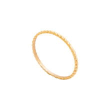 انگشتر طلا 18 عیار زنانه گالری شیدا مجد مدل رینگ یورمن سایز 53