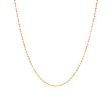 زنجیر ساچمه‌ای طلا 18 عیار زنانه گالری شیدا مجد مدل پنی