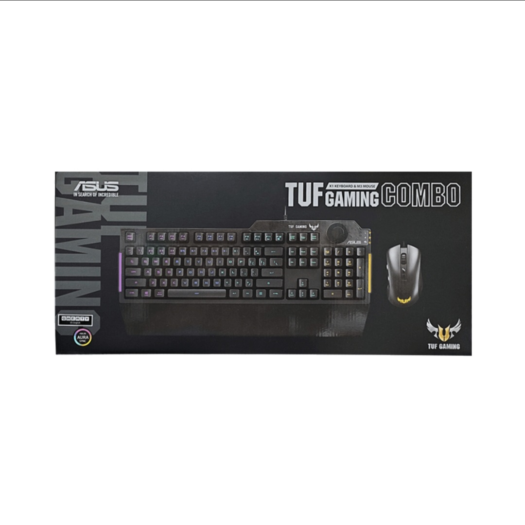 کیبورد و ماوس گیمینگ ایسوس مدل tuf combo K1+M3