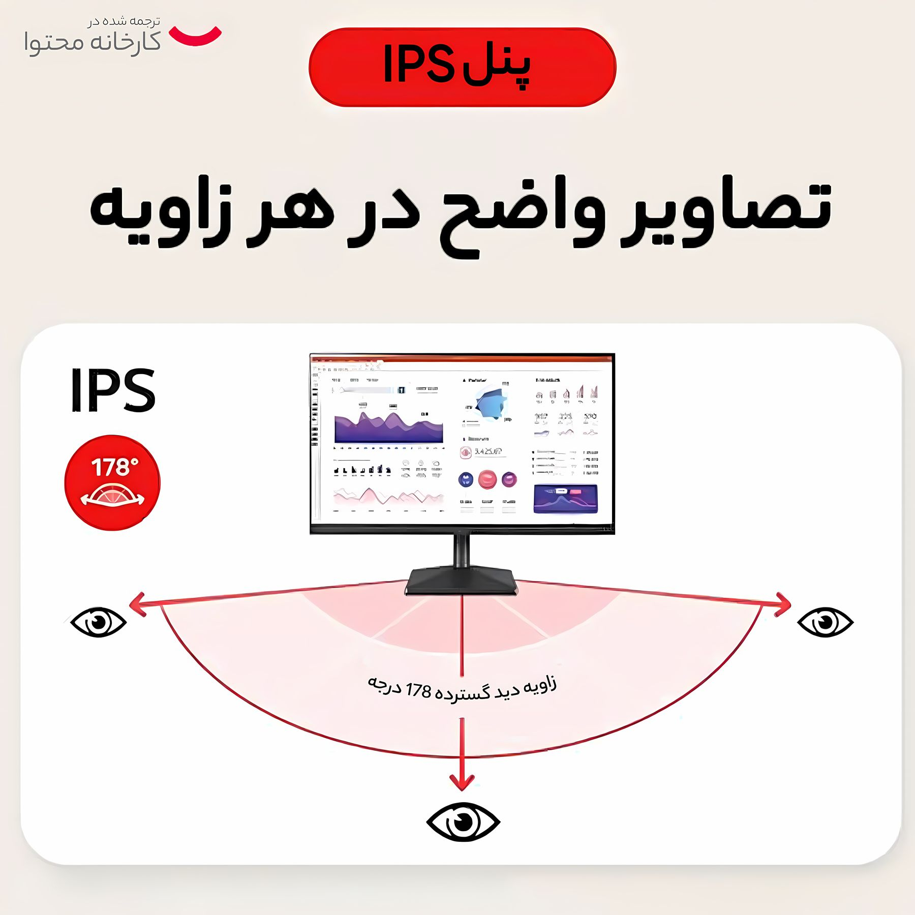 مانیتور ال جی مدل 24MR400-B سایز 23.8 اینچ