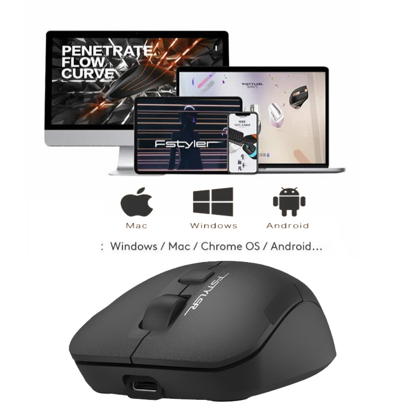 ماوس بی سیم ای فورتک مدل FSTYLER_FG16CS_AIR2