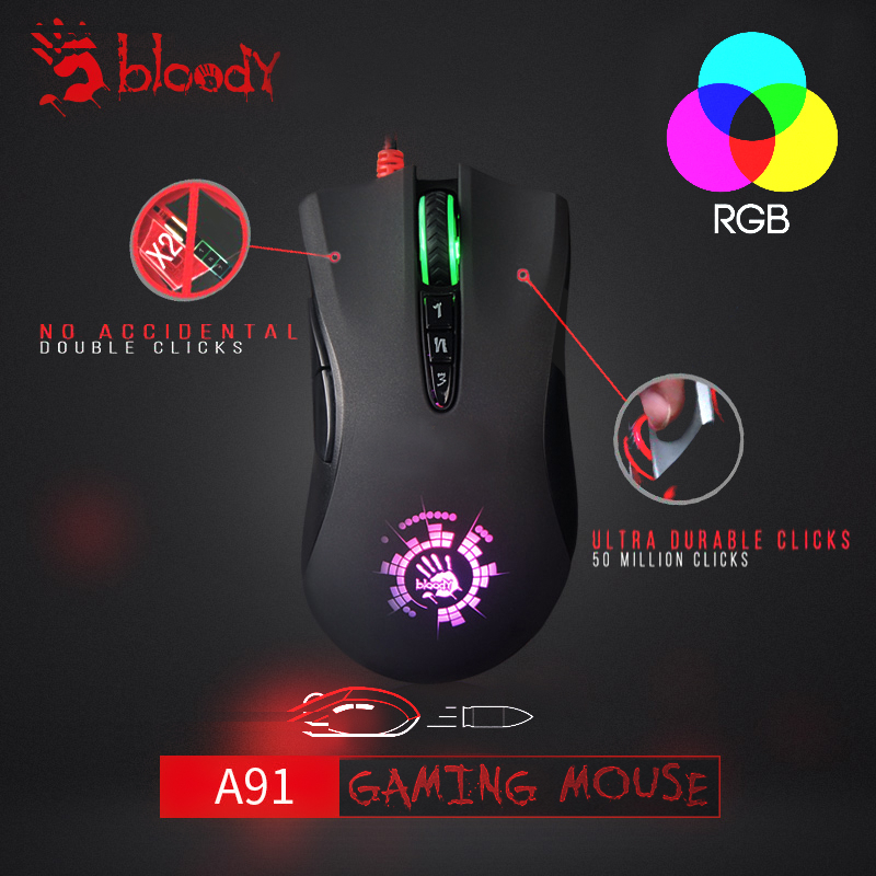ماوس مخصوص بازی بلادی مدل A91