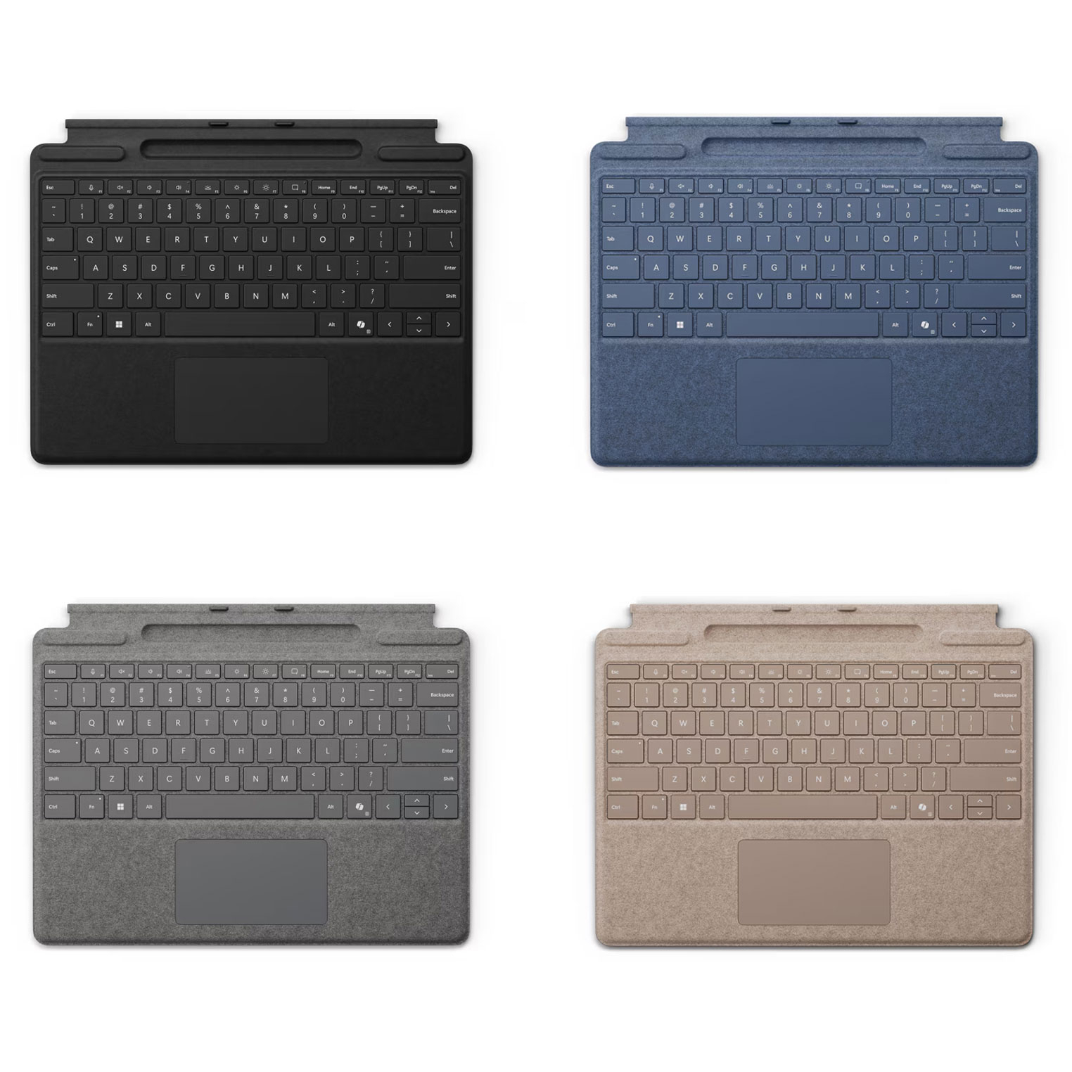 تبلت 13 اینچی مایکروسافت مدل Surface Pro 11-Snapdragon X Elite OLED ظرفیت 256 گیگابایت و رم 16 گیگابایت به همراه کیبورد Surface Pro Copilot