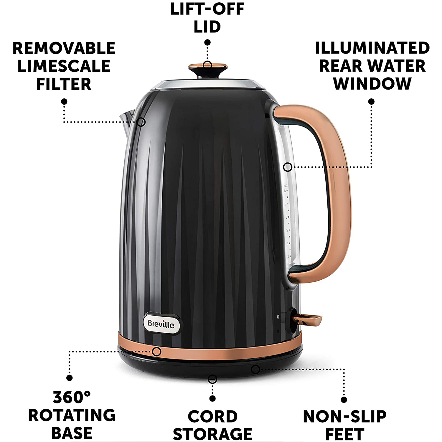 کتری برقی برویل مدل Impressions Collection