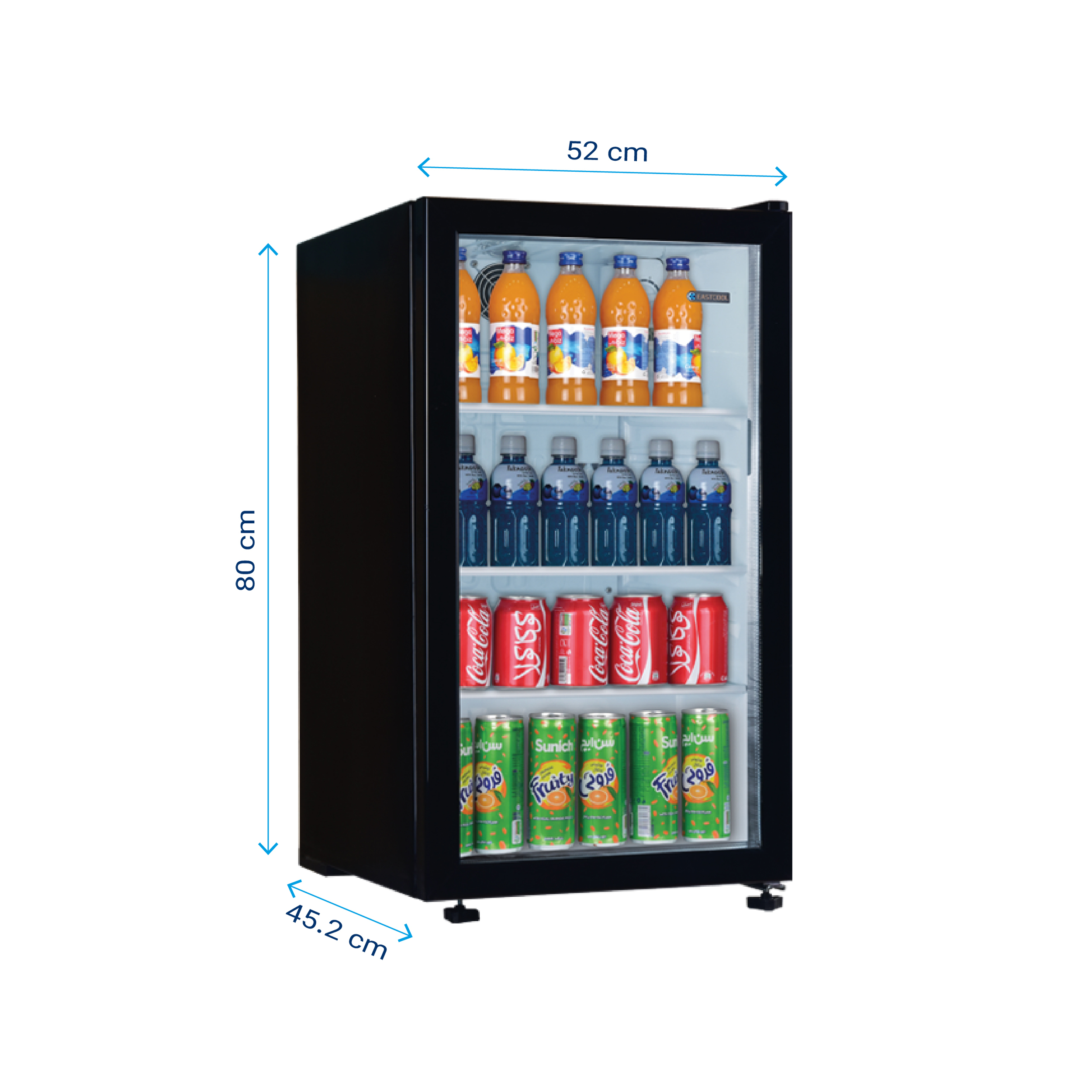 یخچال 5 فوت ایستکول مدل مینی بار شوکیس 19580