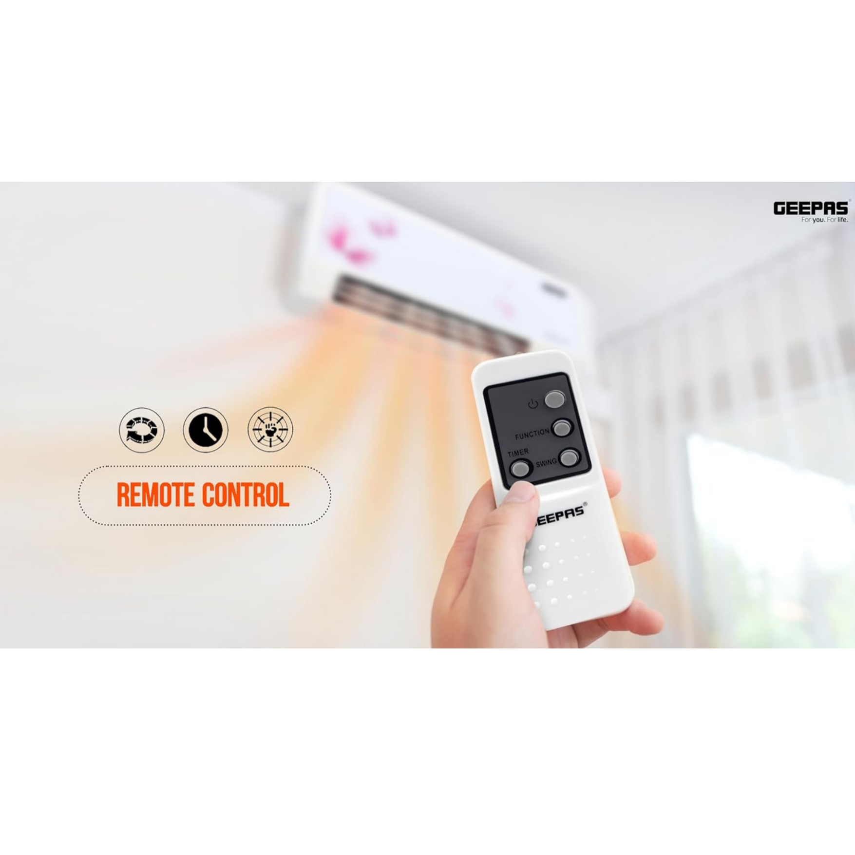 بخاری برقی دیواری جی پاس مدل GWH9242