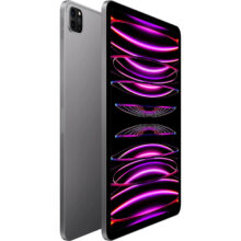 تبلت ۱۱ اینج اپل مدل iPad Pro 2022 M2 Wi-Fi ظرفیت 2 ترابایت و رم 16 گیگابایت، رزولوشن دوربین اصلی ۱۲ مگاپیکسل، پشتیبانی از قلم و کیبورد