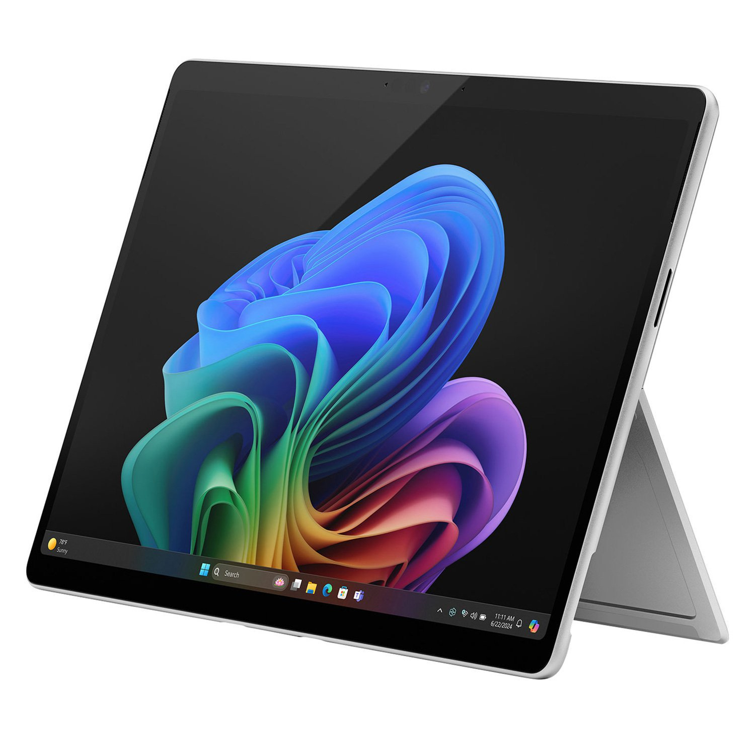 تبلت 13 اینچی مایکروسافت مدل Surface Pro 11-Snapdragon X Plus LCD ظرفیت یک ترابایت و رم 16 گیگابایت به همراه کیبورد Surface Pro Copilot