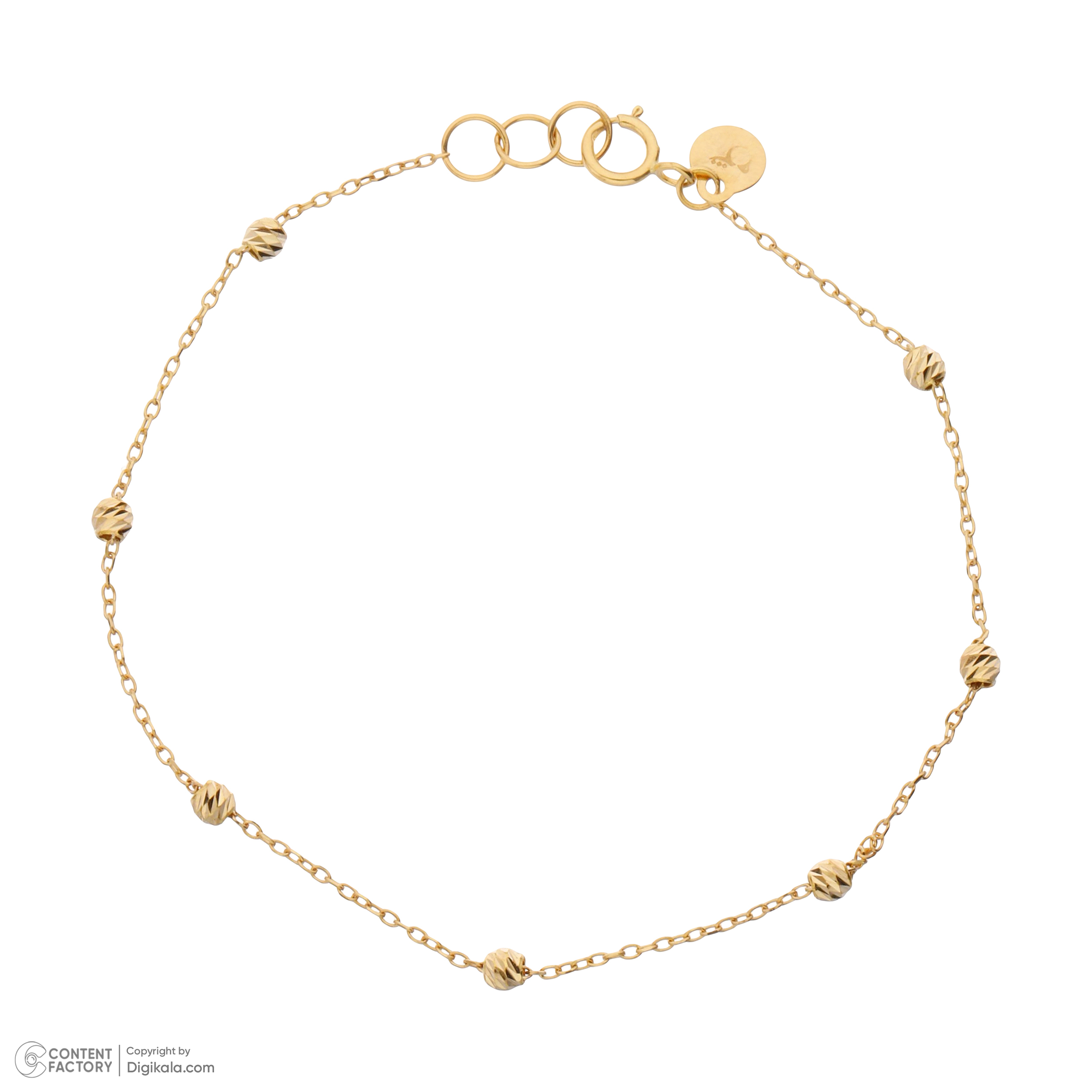 دستبند طلا 18 عیار زنانه گالری شیدا مجد مدل دستبند البرنارد