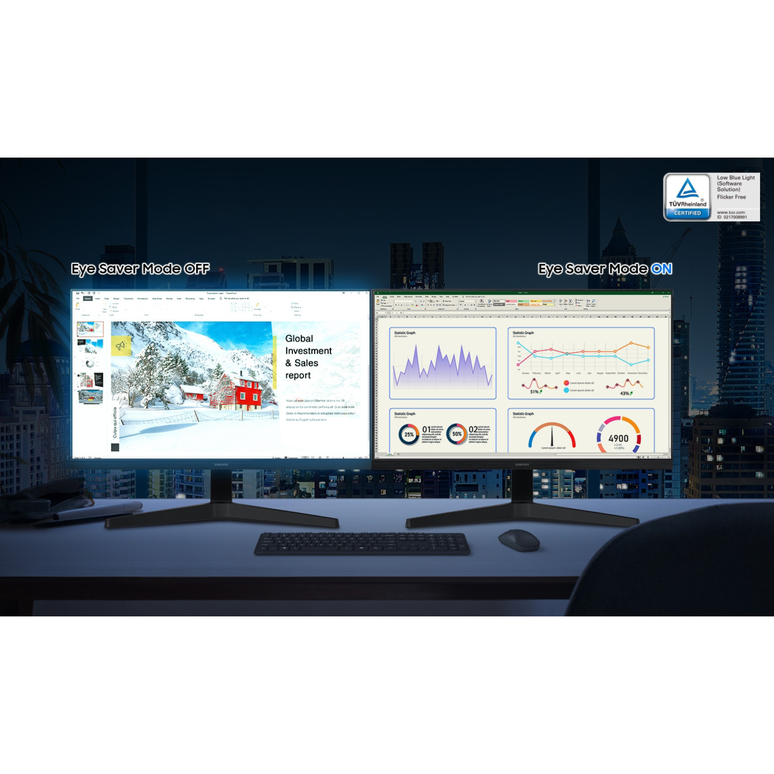 مانیتور 22 اینچ سامسونگ مدل  Essential Monitor S3 S31C LS22C310EAMXUE
