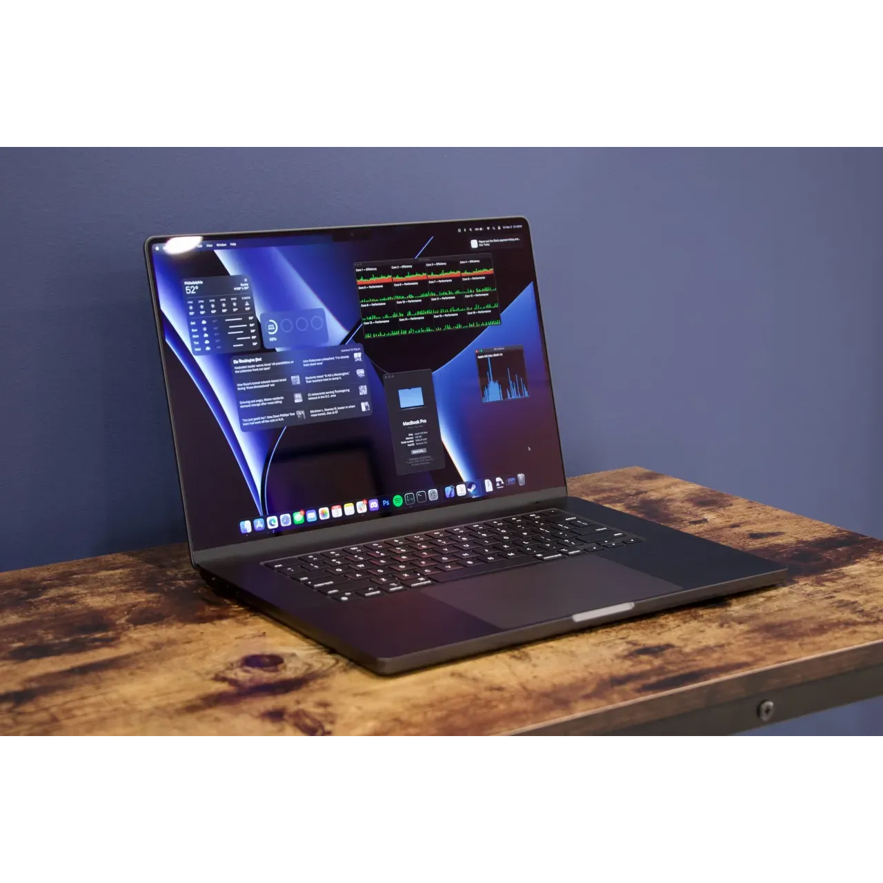 لپ تاپ 16.2 اینچی اپل مدل MacBook Pro MRW33 2023 ZPA-M3 Max-36GB RAM-1TB SSD