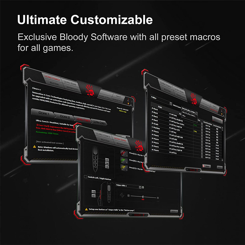 ماوس مخصوص بازی بلادی مدل P_81_S_RGB