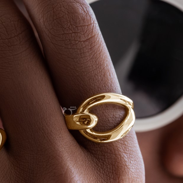 انگشتر طلا 18 عیار زنانه گالری شیدا مجد مدل فریماه