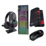 ست گیمینگ اونیکوما مدل TZ5006، سوییچ ممبران، Full-Size، نورپردازی LED RGB