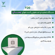 دستگاه تصفیه کننده هوا یسان تک مدل Y20