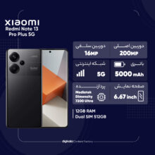 گوشی موبایل شیائومی مدل Redmi Note 13 Pro Plus 5G دو سیم کارت ظرفیت 512 گیگابایت و رم 12 گیگابایت - پک اندونزی