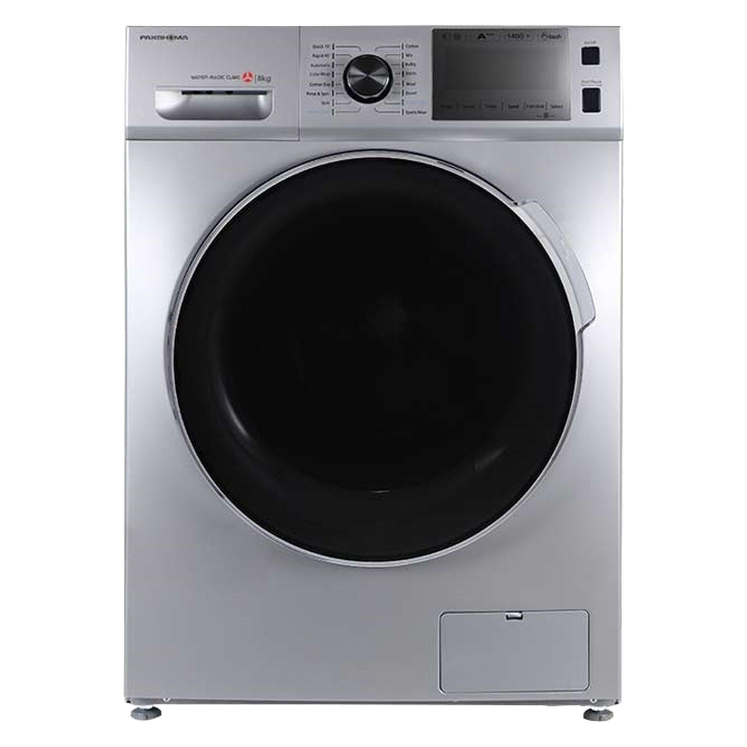 ماشین لباسشویی پاکشوما مدل BWF 40803 ST ظرفیت 8 کیلوگرم