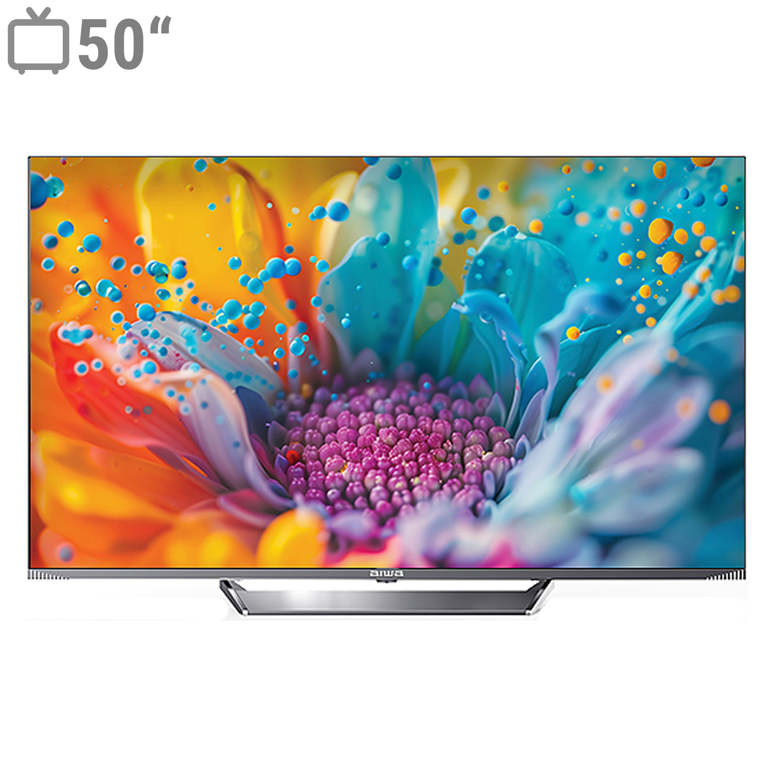 تلویزیون کیو ال ای دی هوشمند آیوا مدل ZQ-GC3D50UHD سایز 50 اینچ