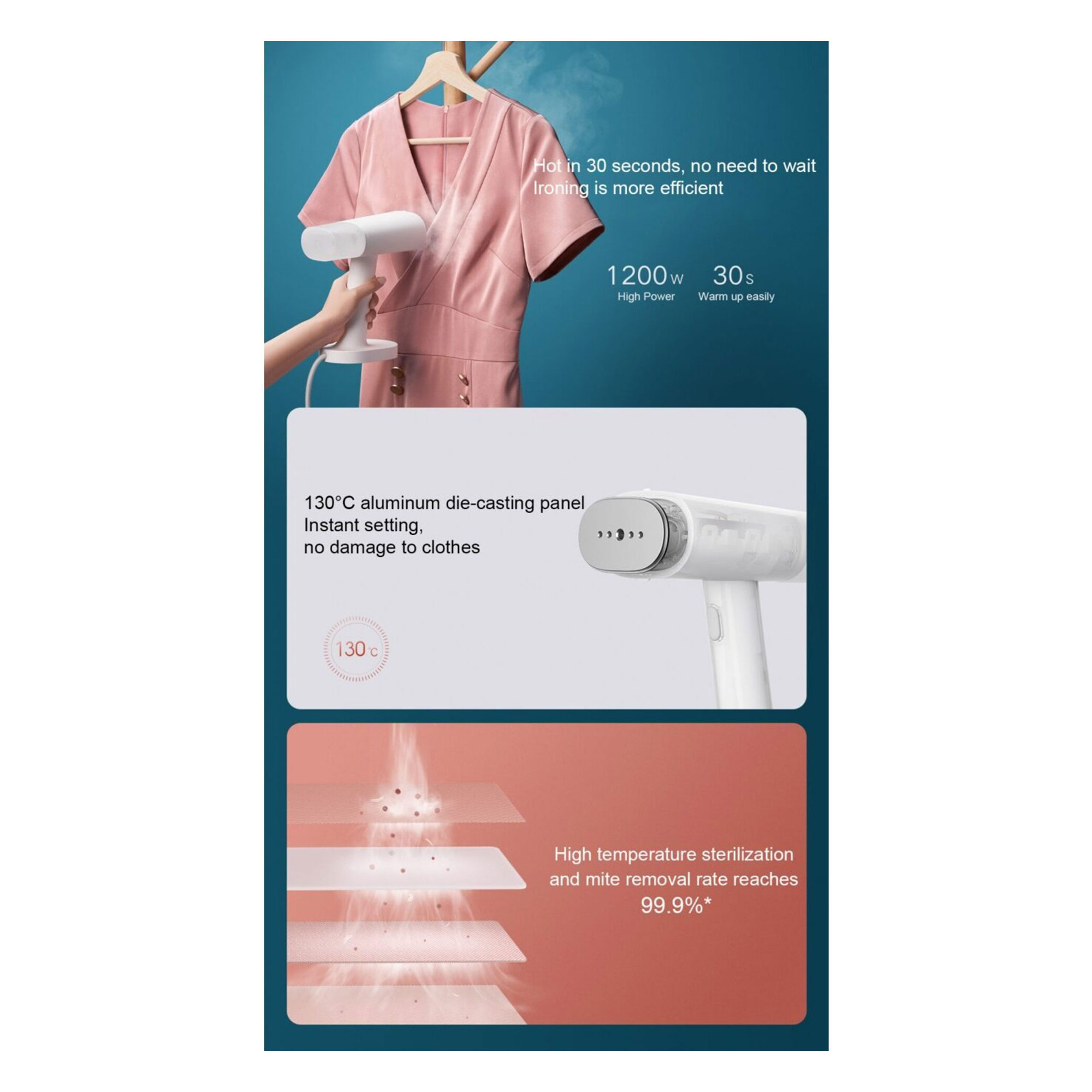 اتو بخار میجیا مدل Handheld Garment Steamer