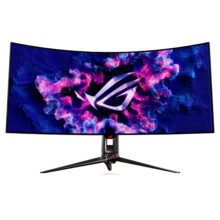 مانیتور گیمینگ خمیده ایسوس مدل ROG Swift OLED PG39WCDM سایز 39.7 اینچ، رزولوشن QHD-2K، پنل OLED، نرخ بروزرسانی تصویر 240 هرتز، نسبت تصویر 21:09-Ultra Wide ، دو پورت HDMI و یک پورت DisplayPort
