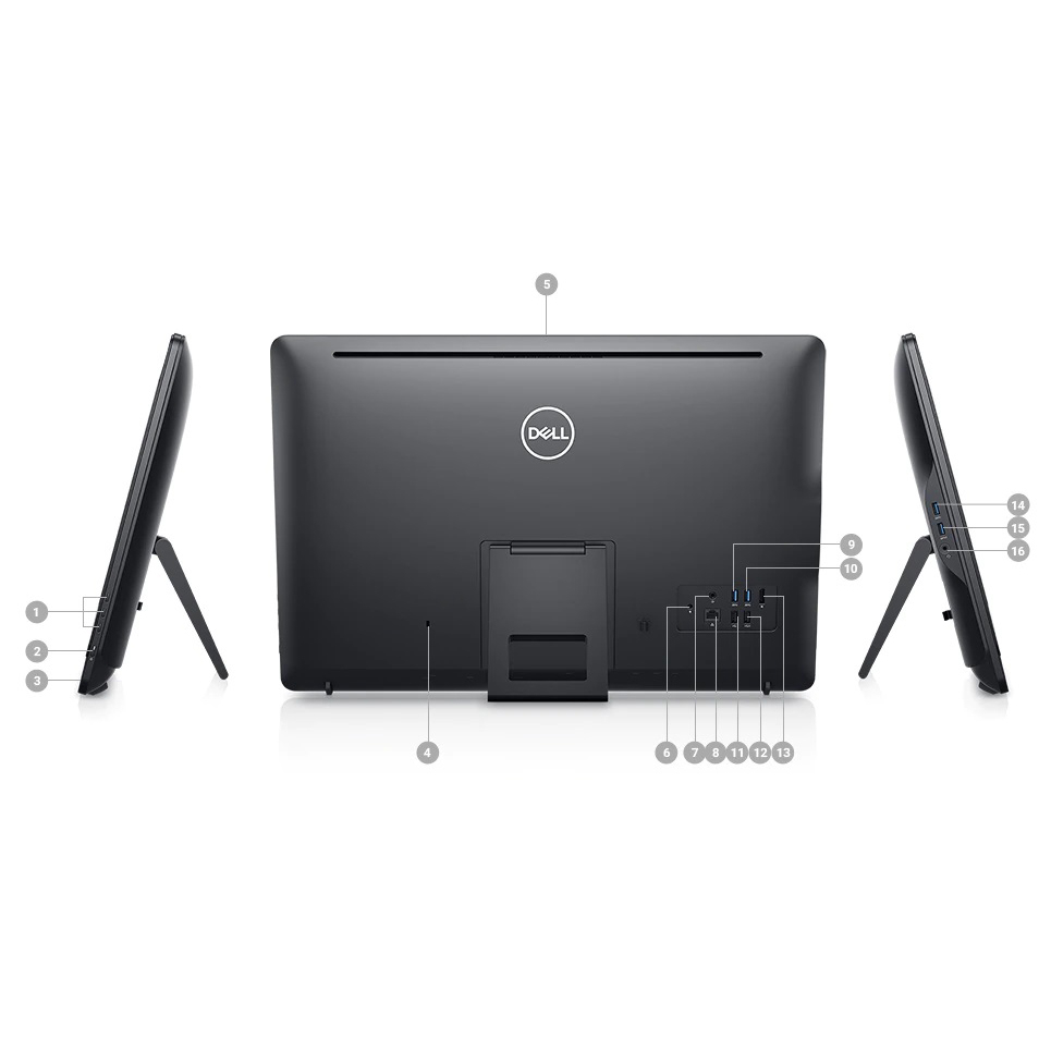 کامپیوتر همه کاره 23.8 اینچ دل مدل Wyse 54700-Celeron J4105-8GB DDR4-480GB SSD