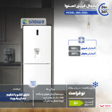 یخچال فریزر 24 فوت اسنوا مدل SN4-2024