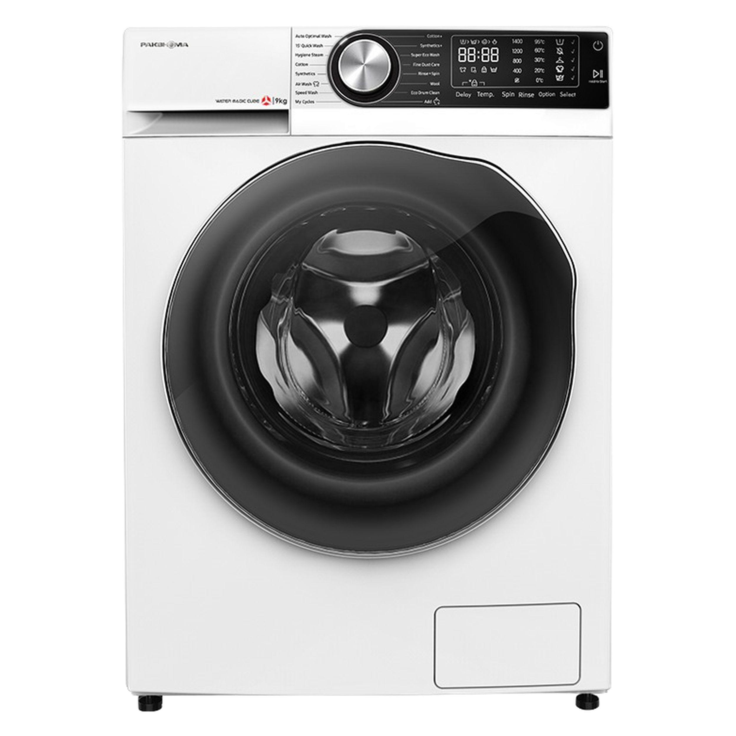 ماشین لباسشویی پاکشوما مدل BWF 40807 WT ظرفیت 8 کیلوگرم