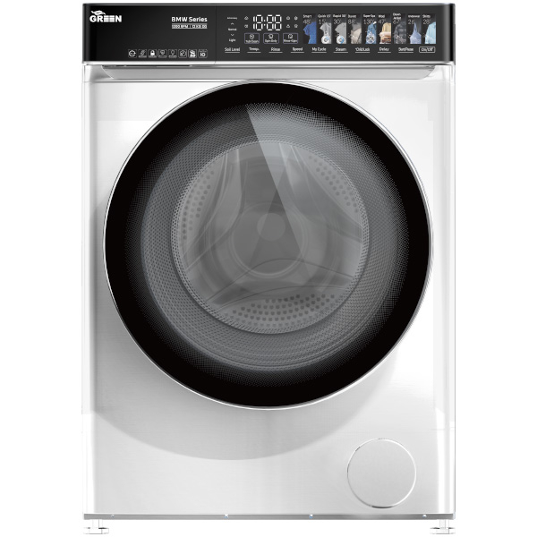 ماشین لباسشویی 12 کیلوگرم اتوماتیک گرین مدل GWM120DD1200BMW-W