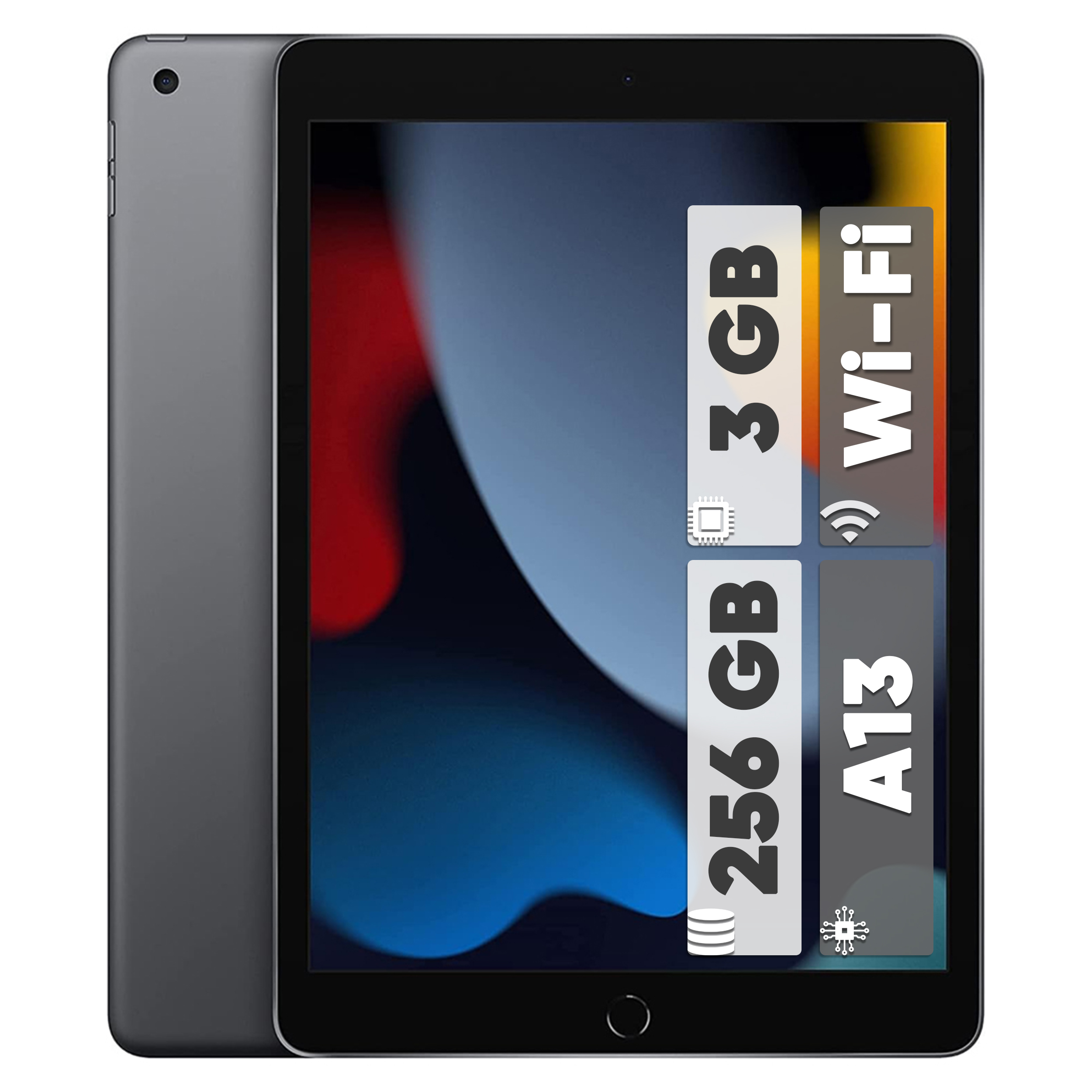 تبلت ۱۰.۲ اینچ اپل مدل iPad (9th Generation) 10.2-Inch Wi-Fi 2021 ظرفیت 256 گیگابایت