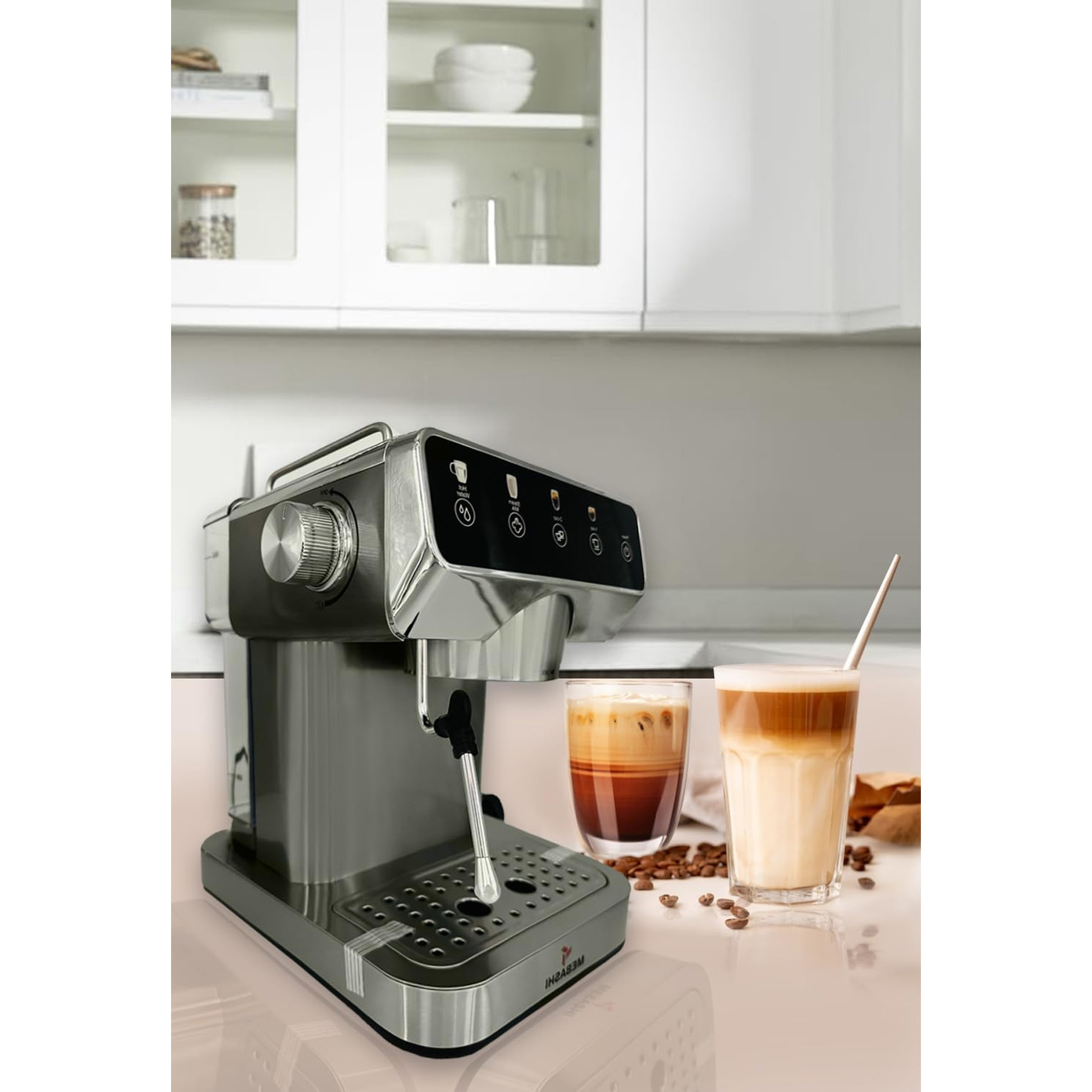 اسپرسو ساز 1.2 لیتری مباشی مدل ME-ECM2113