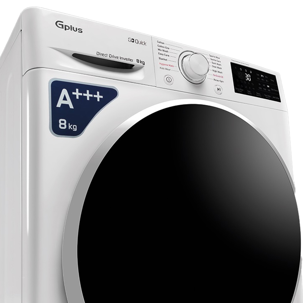 ماشین لباسشویی 8 کیلوگرم اتوماتیک جی پلاس مدل GWM-R87S.MG